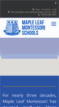 Mobile Screenshot of mlmontessori.org